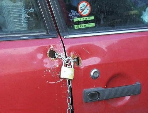 Redneck Car Lock